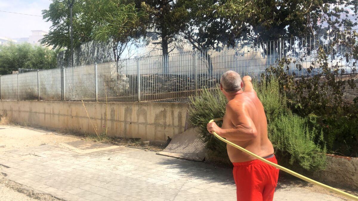 Incendio Via Cardinale Portanova 3