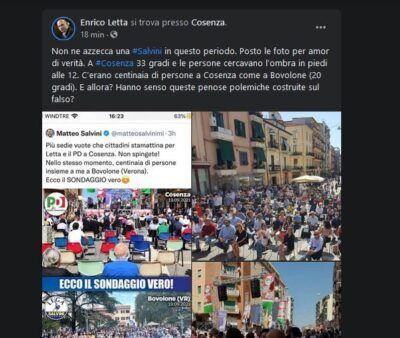 Post Letta Salvini