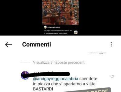 Minacce Arcigay Reggio Calabria