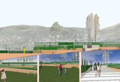 Render Piazza Colle Oleandro Motta 2