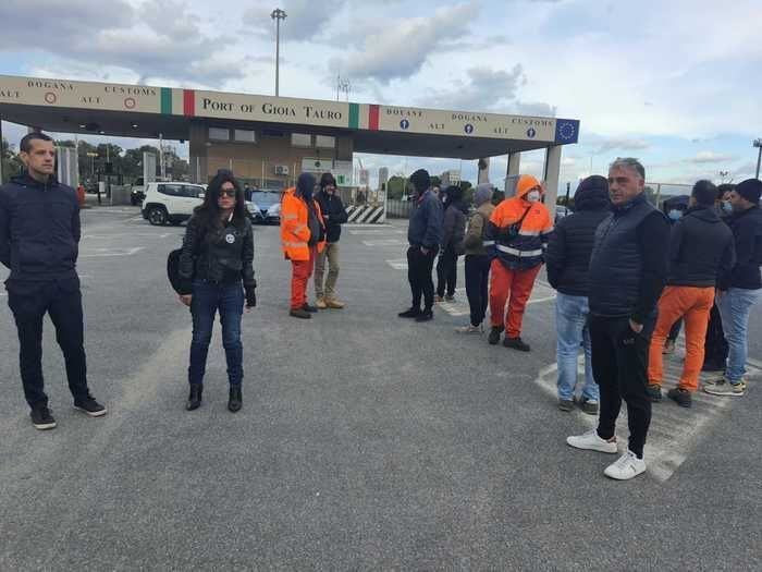Sciopero Porto Gioia Tauro