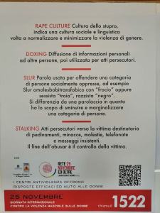 Locandina 25 Novembre