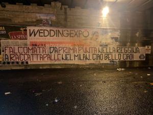Striscione Casapound Falcomatà 1