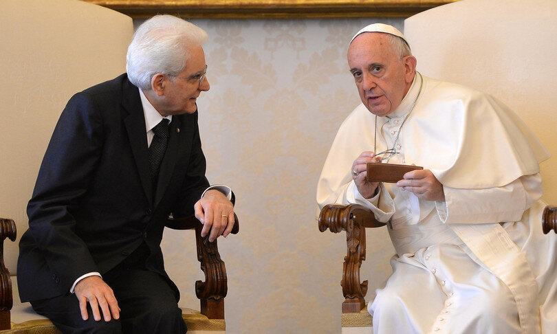Mattarella Papa Francesco
