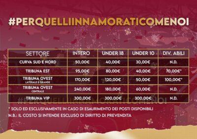 Prezzi Abbonamenti