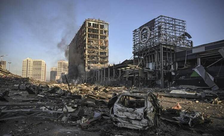 Kiev Centrocommerciale Bombe Afp