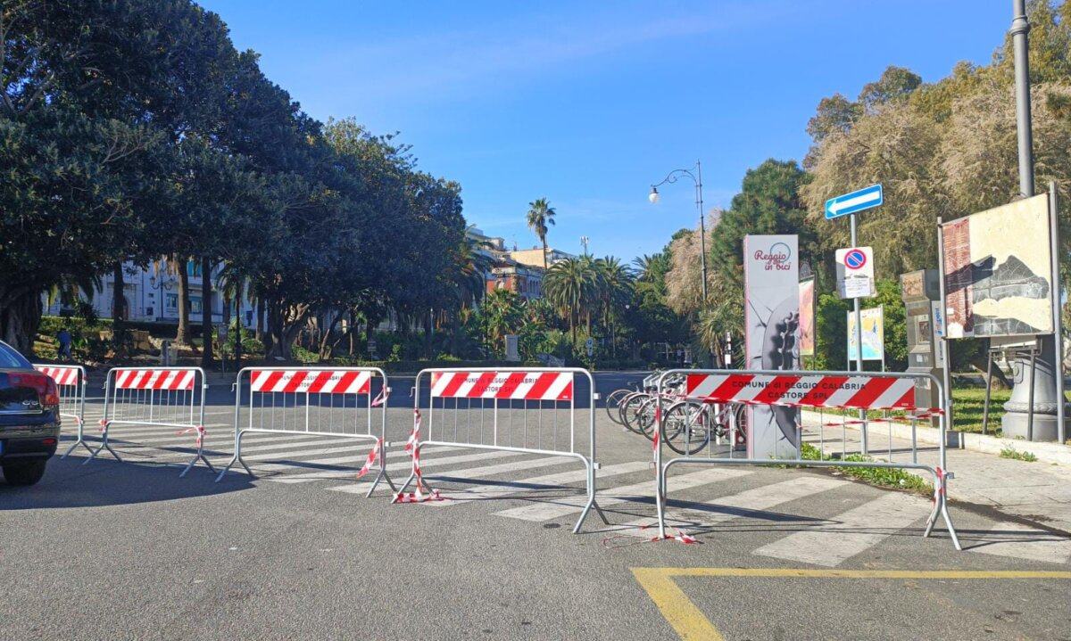 Divieto Transito Lungomare Chiuso Potatura Alberi