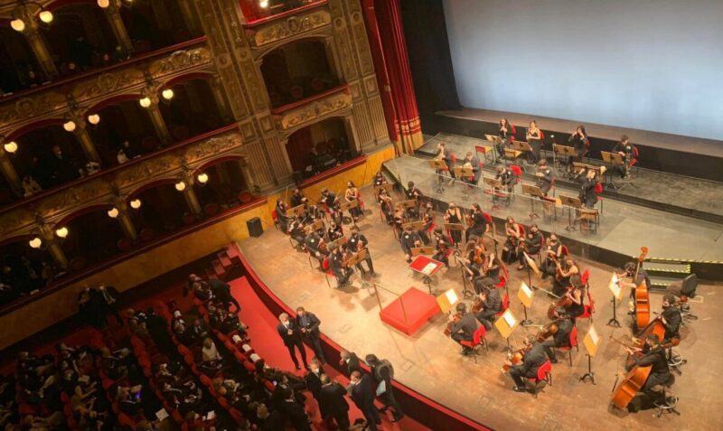 Musicista Reggina Nell'orchestra Nazionale Sinopoli 1