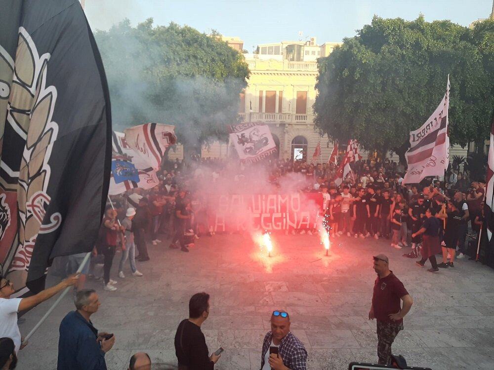 Reggina Tifosi Piazza Italia