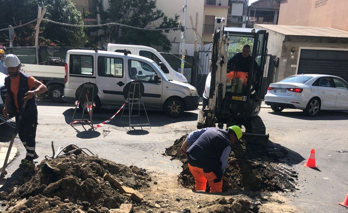 Guasto Elettrico Lavori Via Cantaffio