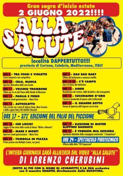 Locandina Videoclip Alla Salute 1