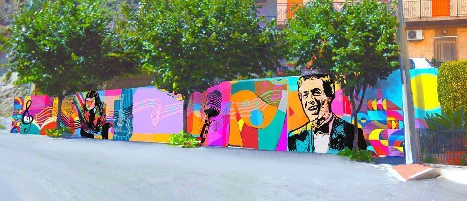 Murales Mino Reitano 1