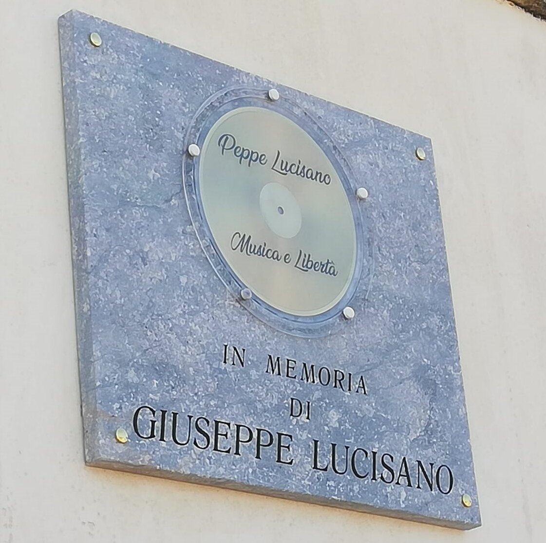 Targa Giuseppe Lucisano
