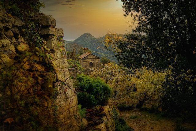 The,Abandoned,Town,Of,Africo,,Lost,In,The,Mountains,Of