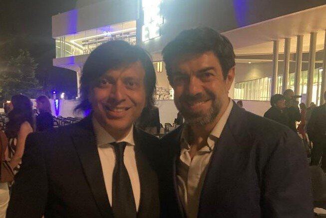 Anton Giulio Grande E Pierfrancesco Favino Ai Nastri D'Argento