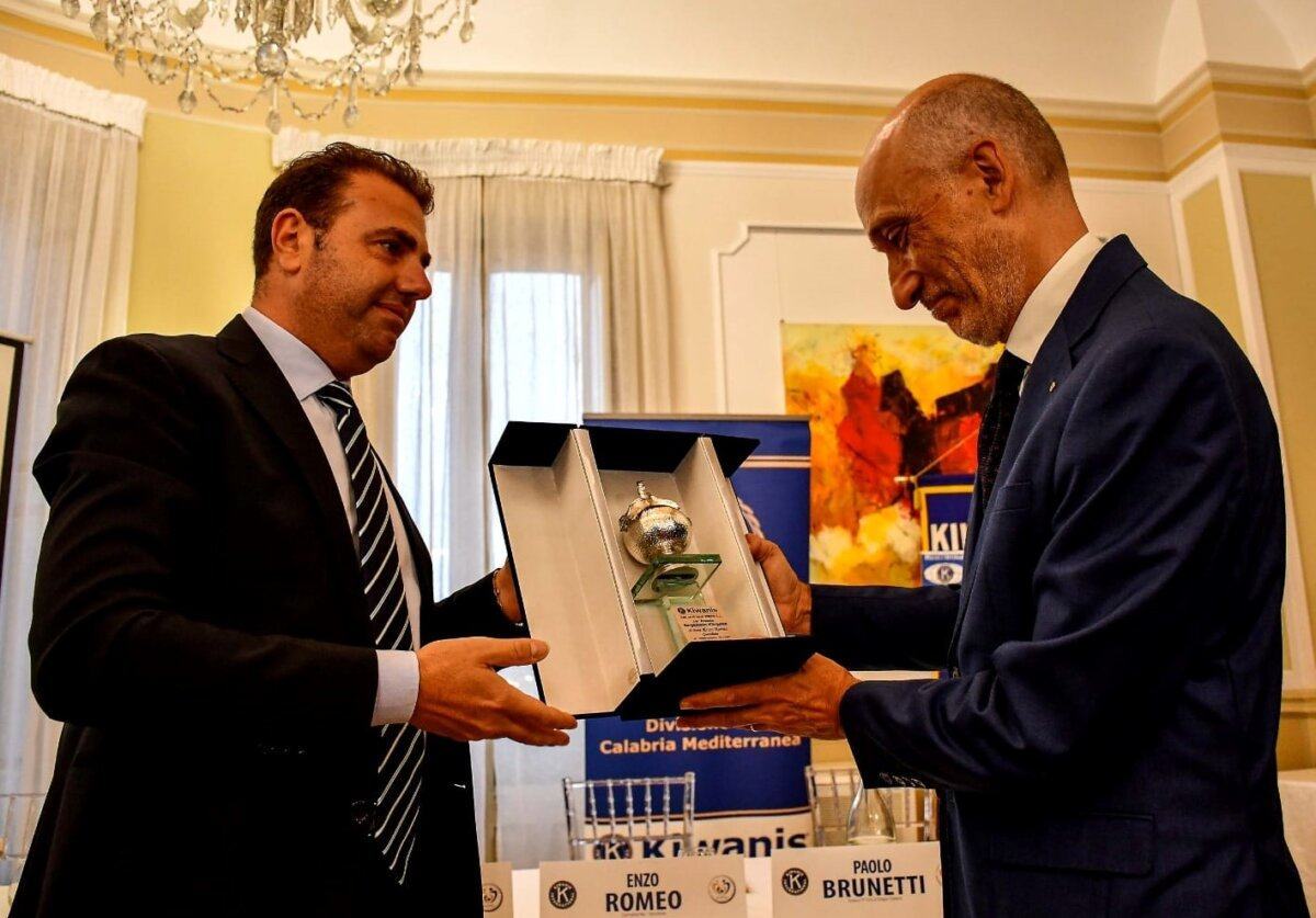 Consegna Bergamotto D'Argento 2022 Enzo Romeo Pasquale Calabrò