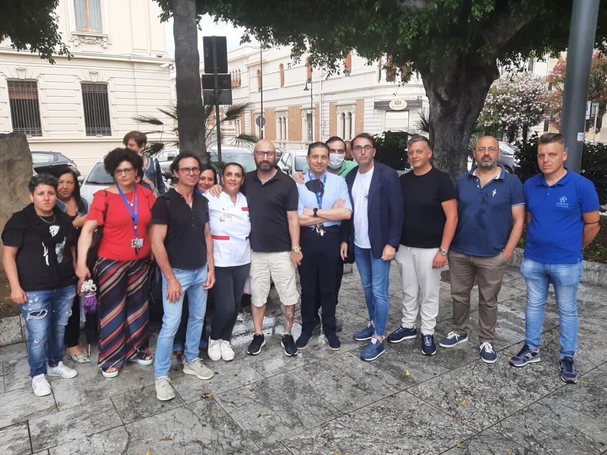 Operatori Sanitari Case Di Cura Protesta
