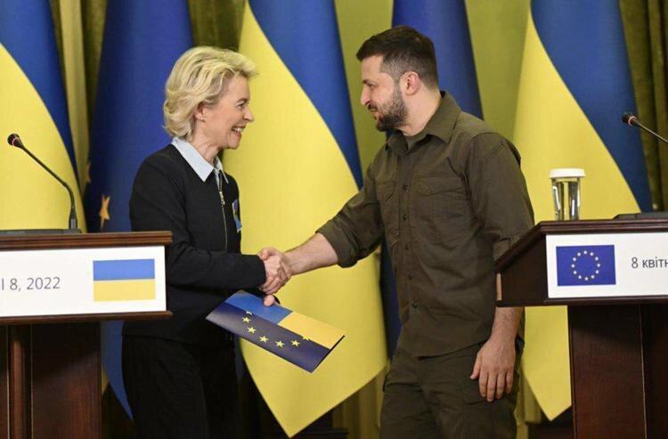 Zelensky Von Der Leyen