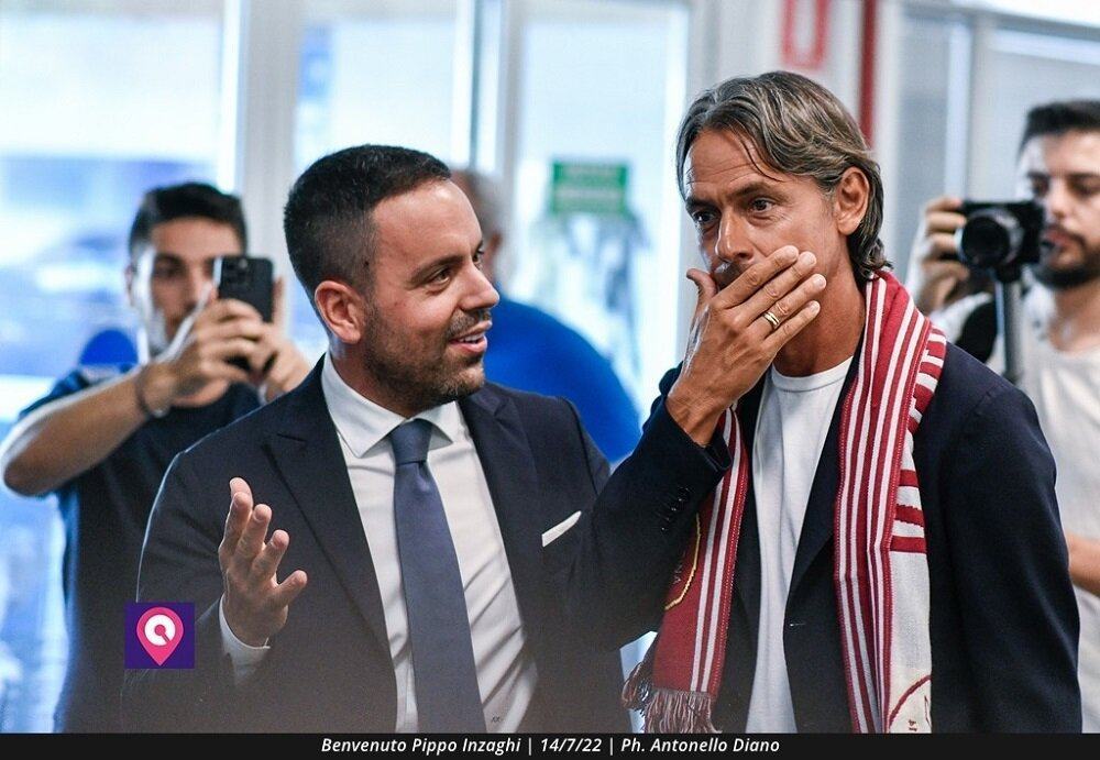 Inzaghi Saladini Reggina Aeroporto