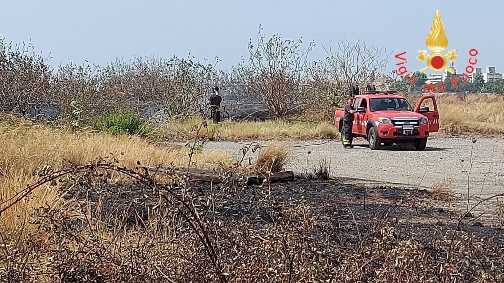 Incendio Aeroporto Tito Minniti 1