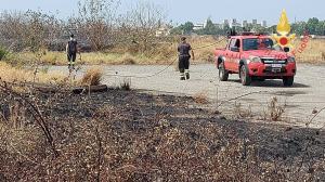 Incendio Aeroporto Tito Minniti 2