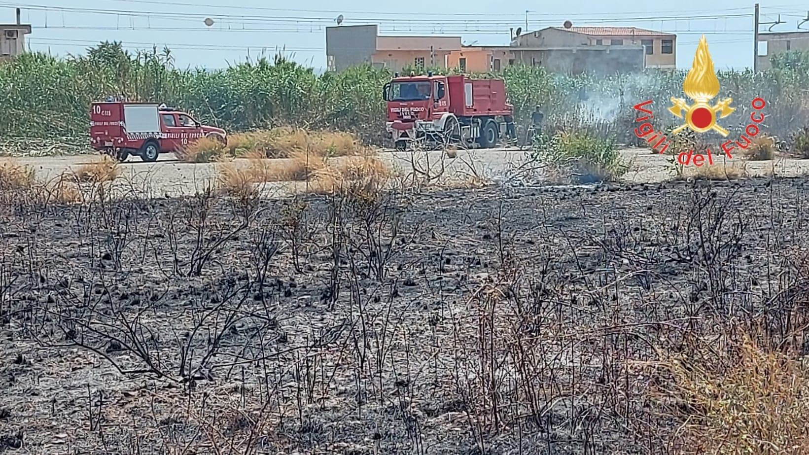 Incendio Aeroporto Tito Minniti 3