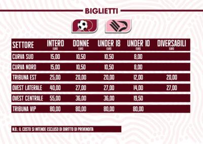 Reggina Palermo Biglietti Prezzi