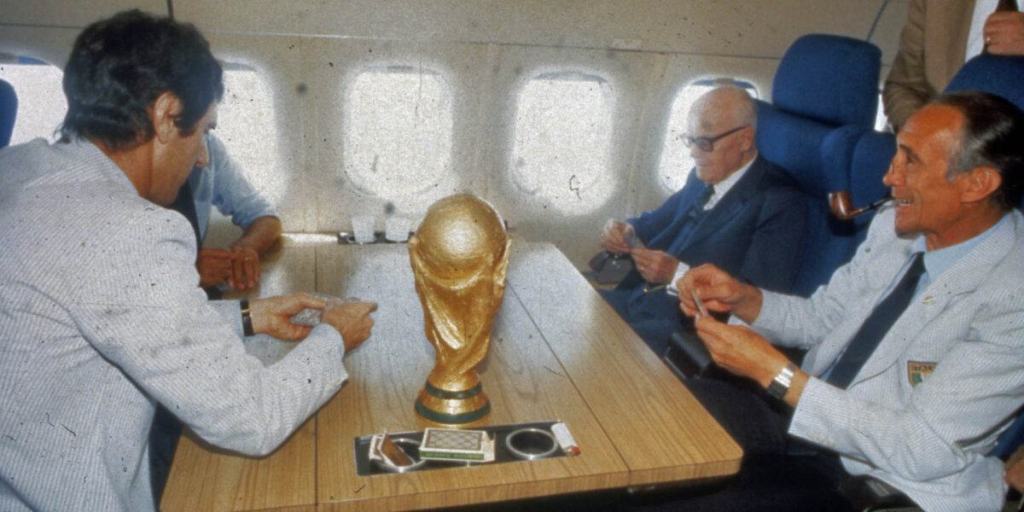 Zoff Pertini Bearzot Carte Mondiali 1982