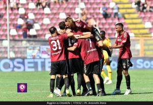 Reggina Cittadella esultanza