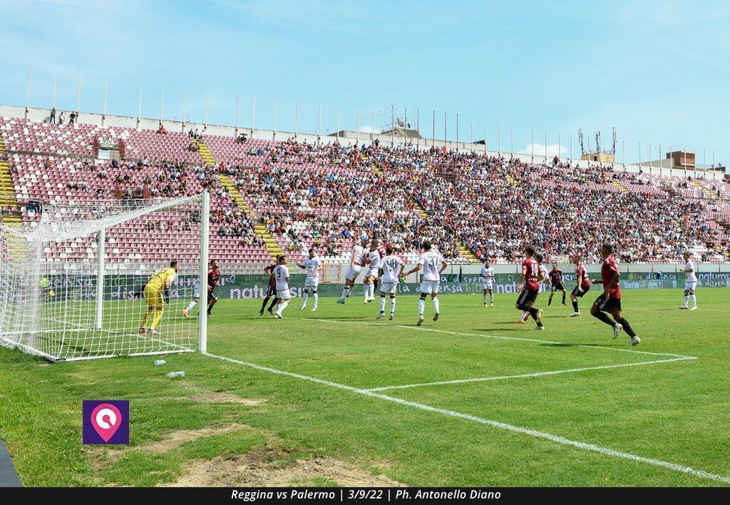 Reggina Palermo azione