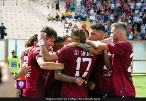 Reggina Palermo esultanza