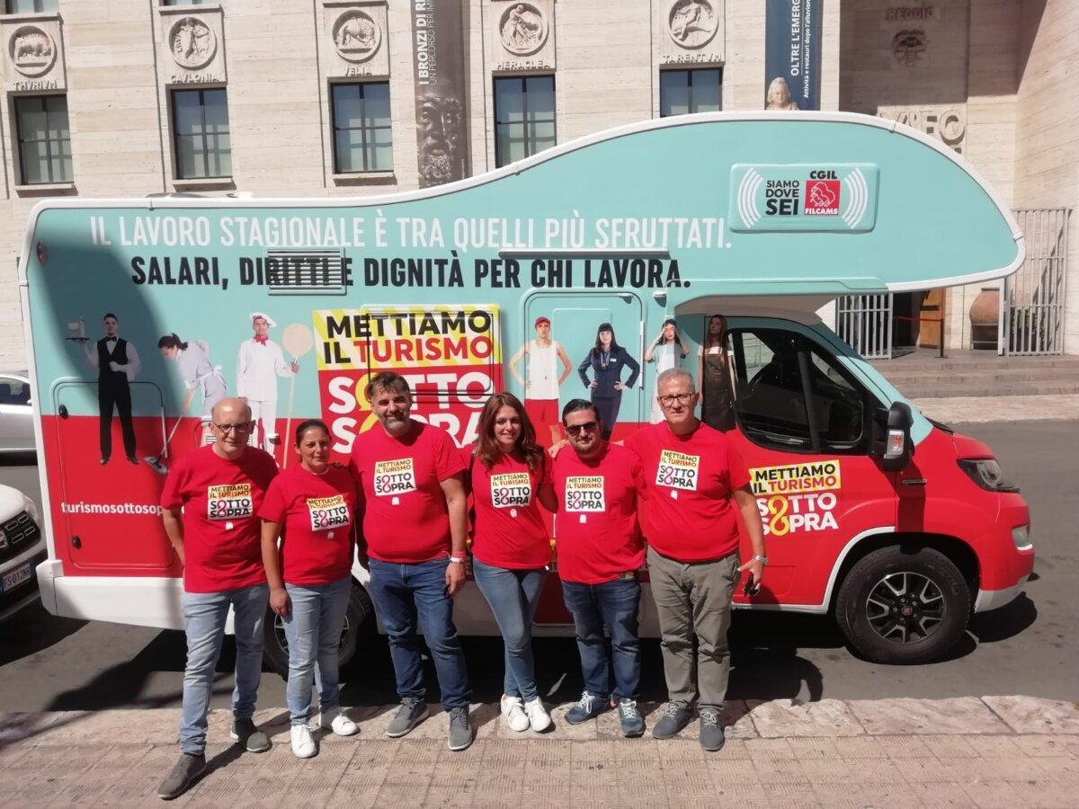 SottoSopra Il Camper Cgil A Reggio Calabria
