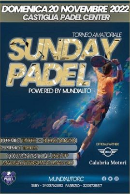 Locandina Torneo Padel