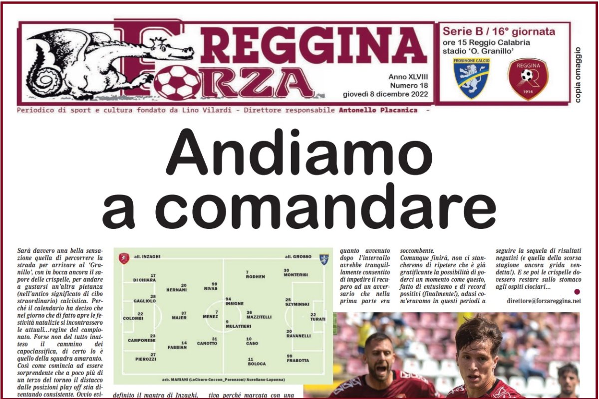 Forza Reggina Frosinone