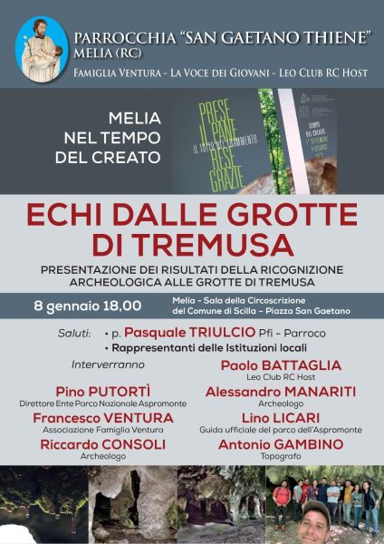 Locandina Conferenza Tremusa Melia