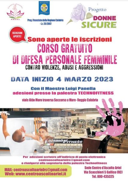 Locandina Corso Difesa Personale