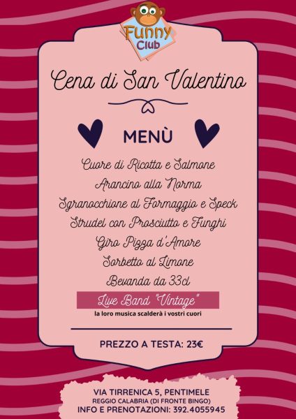 Locandina Funny Club San Valentino