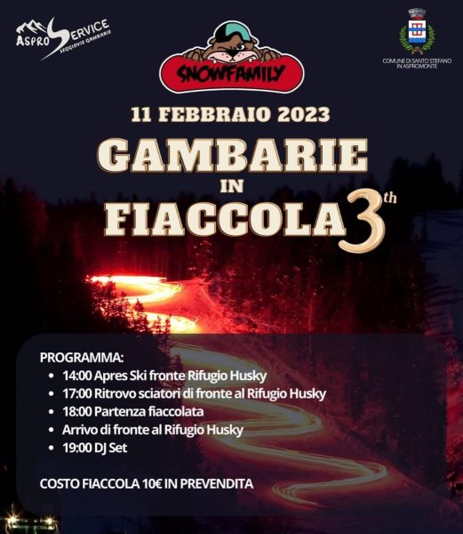Locandina Gambarie Fiaccola