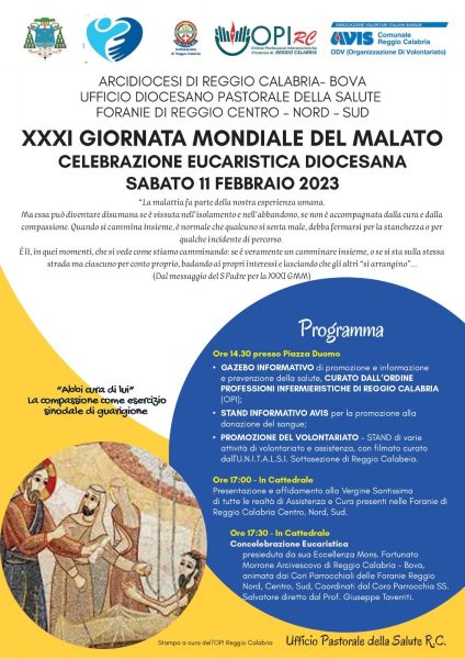Locandina Giornata Malato