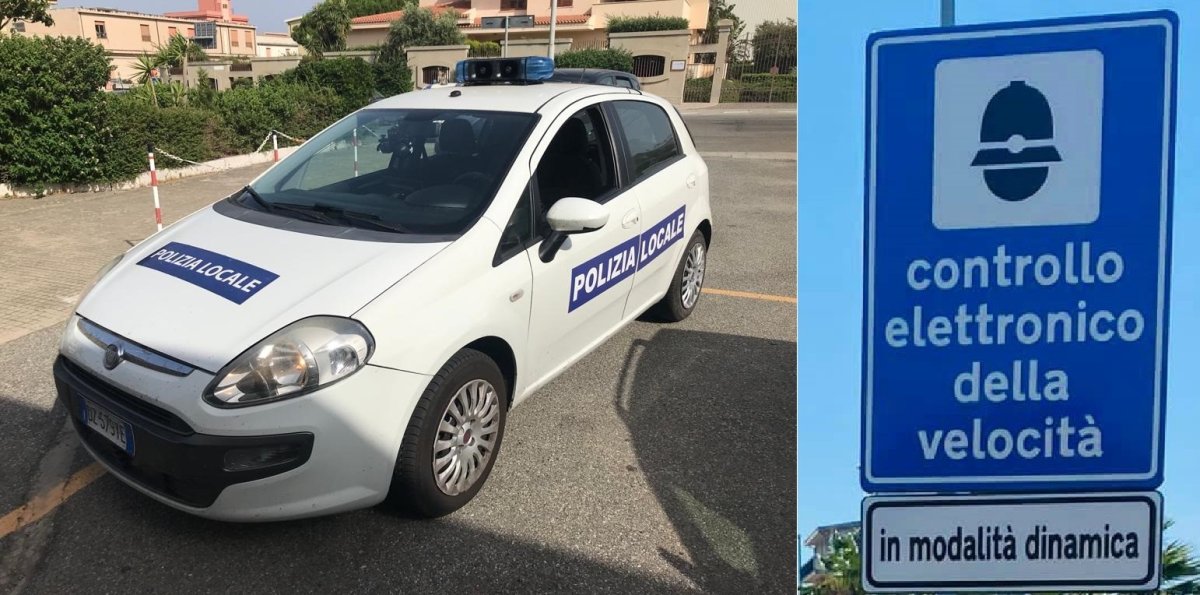 Vettura Autovelox E Segnale 13 Gennaio 2023