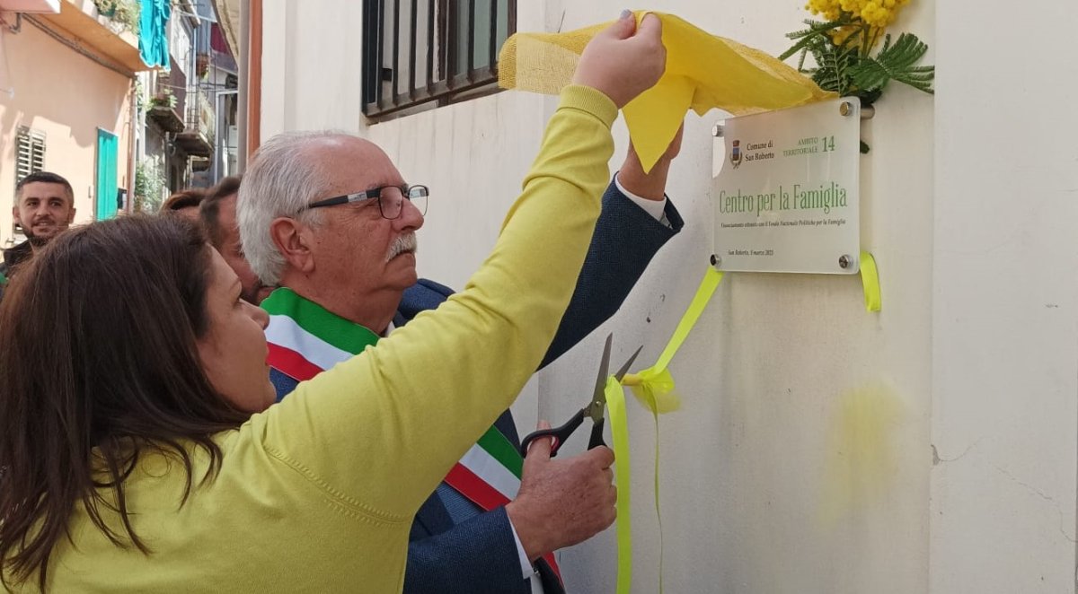 Inaugurazione Centro Per La Famiglia A San Roberto