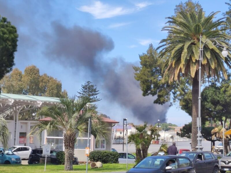 Incendio Cantiere Nautico Porto Rc 1