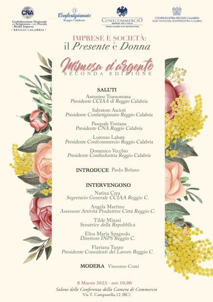 Locandina Mimosa D'argento 2023