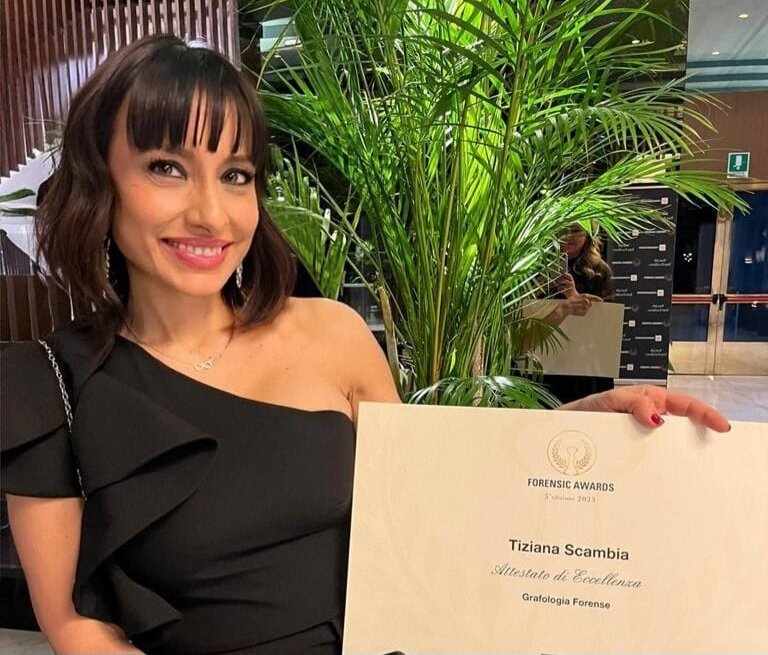 Forensic Awards Tiziana Scambia Grafologa