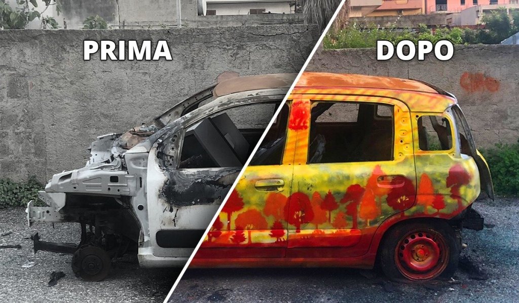 Auto Incendiata Centro Noi Ragazzi Di Oggi 6