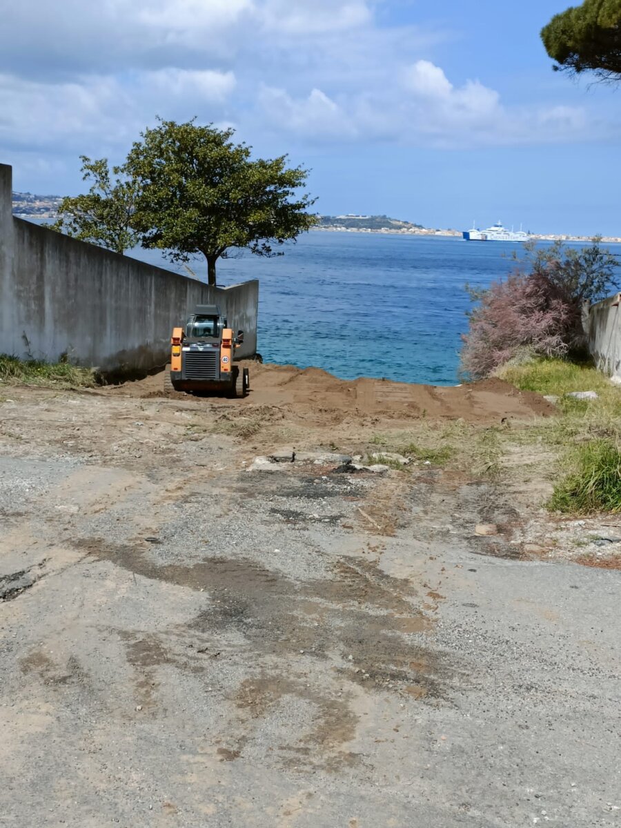 Ripascimento Spiaggia Cannitello 6