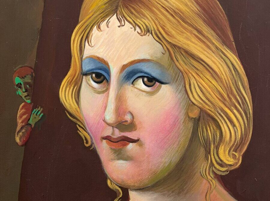 Enrico Meo Enigma 2019 Acrilico Su Tela