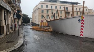 Maltempo Cantiere Piazza De Nava