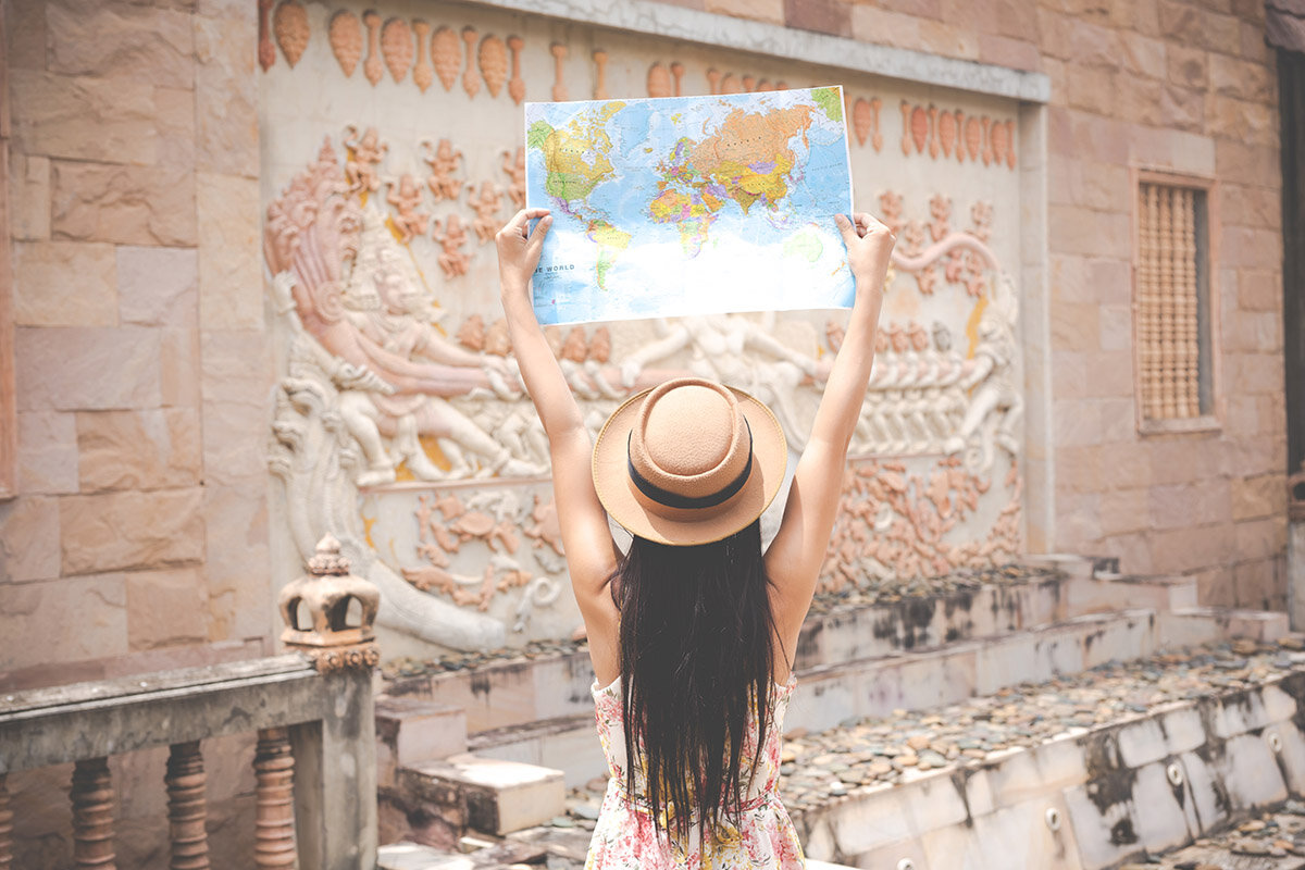 Vacanze Mappa turistica destinazioni italiani