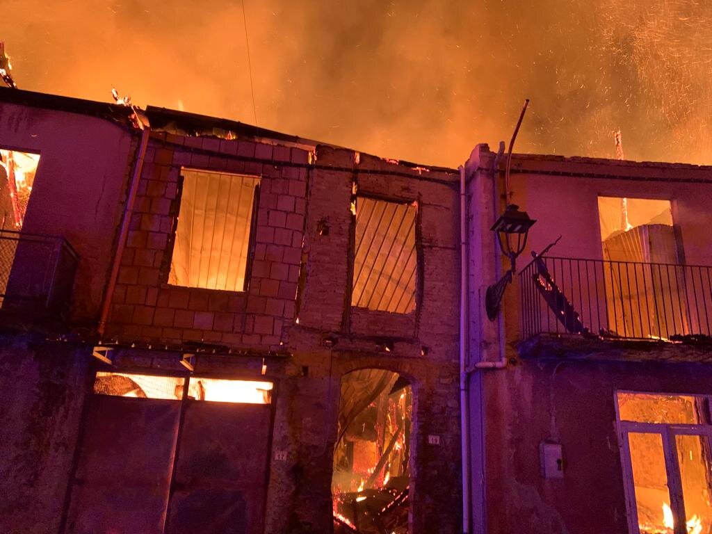 Incendio San Procopio